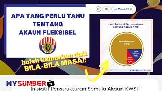 Pengeluaran Akaun 3 KWSP Mulai 11 Mei 2024 Pada BilaBila Masa Serendah RM50 – Akaun Fleksibel KWSP [upl. by Nodrog769]