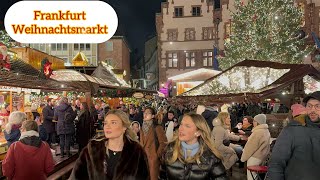 🇩🇪🎄🎅Frankfurt Christmas Market Frankfurter Weihnachtsmarkt 2024 [upl. by Auqinehs]