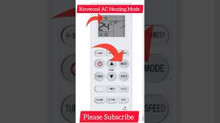 Kenwood ac heater mode  How to on heater in ac [upl. by Airamak496]