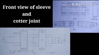 Part 1 Sleeve amp cotter joint front view by Anurag [upl. by Ballard]