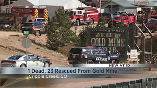 Colorado tourist mine accident leaves one person dead 23 people rescued [upl. by Eibrad]