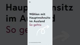 Nationalratswahl Info für Auslandsösterreicher [upl. by Katlaps]