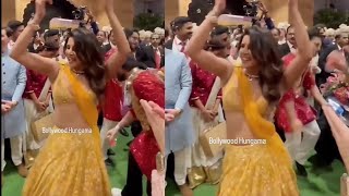 Priyanka chopra dance performance in Anant Ambani And Radhika Merchant Wedding [upl. by Amairam]