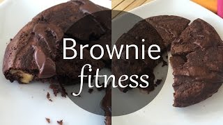 Brownie fitness a la sartén fácil y rápido [upl. by Maggie]