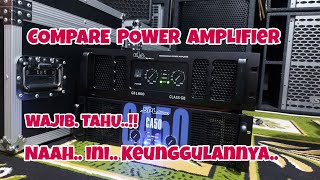 COMPARE POWER AMPLIFIER SPL AUDIO CLA GB1800 dan CA50 [upl. by Nileak]