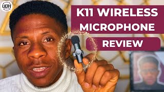 K11 Wireless Microphone Review and Connection Walkthrough  Best Microphone For Smartphones [upl. by Nosinned]