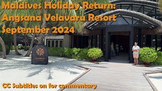 Maldives Holiday Return 2024  Angsana Velavaru Resort Subs on for commentary [upl. by Eilojne]