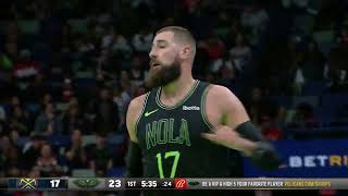 Jonas Valančiūnas  Midrange Scoring Highlights  New Orleans Pelicans 202324 [upl. by Anoli]