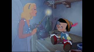 Pinocchio 1940  The Blue Fairy Fulfills Geppettos Wish [upl. by Isadora]