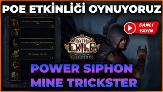 Wand craftlamaya çalışıyoruz sonra build tamam  Power Siphon Mines Trickster duyuru build [upl. by Nottirb79]