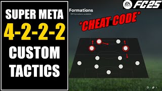 This META 4222 Custom Tactics is a CHEAT CODE in EA FC 25 [upl. by Harutak77]