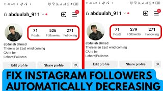 2023 How to Fix Instagram Followers Automatically Decreasing Problem [upl. by Abdella277]