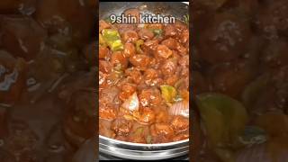 Soya chilli soyabean soyachilli soyachunksgravy recipe shortsviral viralreels viralrecipes [upl. by Hcirteid892]