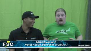 Floridas Animation SuperCon 2009 Exclusive 1 on 1 with John DiMaggio  Part 1 of 2 [upl. by Aneehc61]