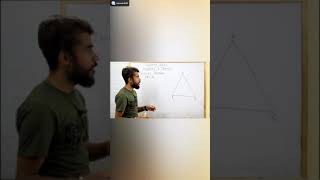 Properties of Isosceles triangle  Geometry Basics  Nitin Dhiman shorts [upl. by Roselle815]