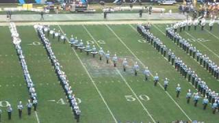 North Carolina Marching Band during the Meineke Car Care Bowl 2008 [upl. by Wein]