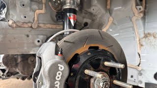 Axion Industries 11th gen Civic drag suspension brake setup cars civic 11thgencivic [upl. by Haikan]