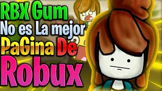 ✅RBXGum✅ No es la mejor pagina de robux😕 Mi Opinion personal😏👌 [upl. by Heyde781]