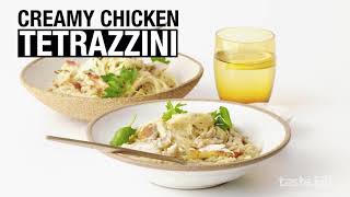 Creamy chicken tetrazzini  quick dinner recipe  tastecomau [upl. by Ariik]