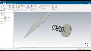 Helical Antenna Axial Mode Helix Normal Mode Helix with reflector in hfss [upl. by Namhar]