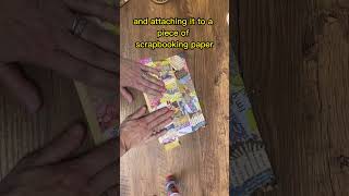 EcoFriendly DIY Greeting Card Revive Scrap Paper Creatively [upl. by Nimesay]