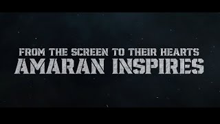 From the Screen to Their Hearts  Amaran Inspires  Kamal Haasan  Sivakarthikeyan  Mahendran [upl. by Layney]