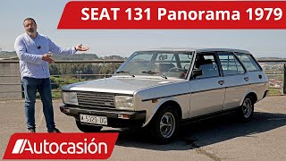 SEAT 131 Panorama de 1979  Coches CLÁSICOS  Review en español  Autocasión [upl. by Etteluap]