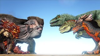 GENESIS CREATURES VS ARK DINOSAURS  Cantex [upl. by Henriques]