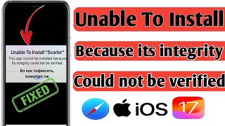 iosgods  integrity could not be verified on iphone  Full Guide [upl. by Annotahs]