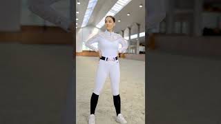 Equestrian Breeches White Ladies Clothing Pants Horse Ridingequestriantackhaul equestrianrider [upl. by Aronel304]