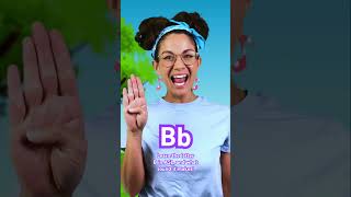 Christian Ms Rachel teaches toddlers the alphabet in ASL  Letter B msrachel christian abc [upl. by Coumas]