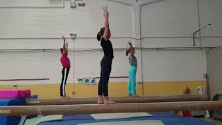 ROVESCIATA AVANTI SULLA TRAVE🤩 allenamento TUTORIAL ginnastica artistica CSB [upl. by Else]