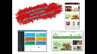 Android Store App and Website with Laravel Admin Panel [upl. by Marget304]