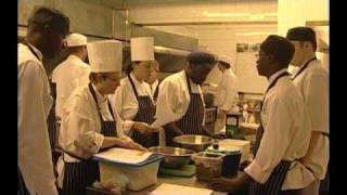 Hoxton apprentice chefs train at Prue Leith SA Tourism UK [upl. by Rawdon]