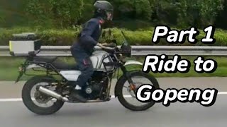 PART 1  Ride same dengan geng Royal Enfield lawa tau moto2 RE ni [upl. by Plerre]