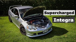 Supercharged K24 DC5 Integra Type R Review [upl. by Rehpinej150]