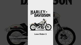 Harley Davidson Low Rider S handdrawn illustration harleydavidson lowrider lowriders bikelife [upl. by Rochella183]