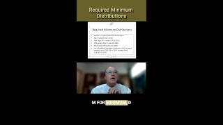 Required Minimum Distributions [upl. by Gwennie]