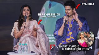 When Sidharth Malhotra IGNORE Marriage Question after that Crowd Started Chanting Kiara Advani name [upl. by Nylirem475]