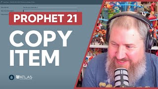 Copy Item Function in Prophet 21 [upl. by Essirahc]