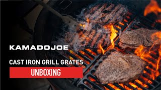 Kamado Joe Cast Iron Grate Unboxing [upl. by Negriv]