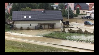 Uszkodzony most Nysa 16 09 2024 Opolskie Powódź dzień trzeci  zbiornik wały Białka [upl. by Ennaoj]