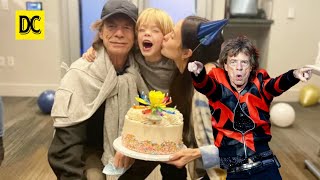 Mick Jaggers girlfriend Melanie Hamrick rings their son Deverauxs 7th birthday with sweet tribute [upl. by Aynas174]