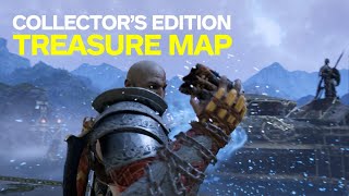 God of War Secret Collectors Edition Map Treasure Location [upl. by Notsuh]