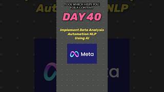 Day 40  Do Data Analytics  NLP Using This AI ai shorts yt dataanalytics nlp automation [upl. by Becker]