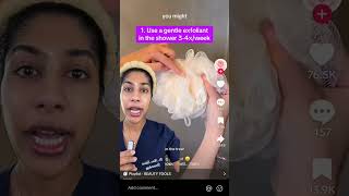 How to treat keratosis pilaris “chicken skin” or “strawberry legs” foryou youtubevideo skin [upl. by Annorah]