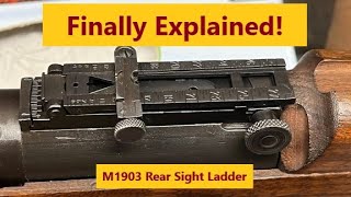 M1903 Rear Sight Ladder Use by Your Arsenal Advisor [upl. by Hally]