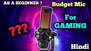 BEST BUDGET MIC FOR GAMING AS A BEGINNER   FIFINE A6T GAMING MICROPHONE HINDI [upl. by Ecadnac]