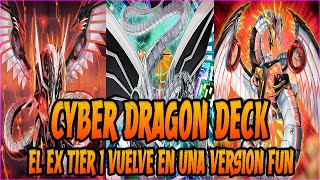 EL TIER 1 VOLVIO EN UNA VERSION DIVERTIDA  CYBER DRAGON DECK  YUGIOH [upl. by Ayocat]