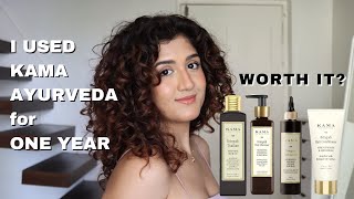 I tried Kama Ayurveda Bringadi Range for ONE YEAR  1 year REVIEW [upl. by Hniv507]